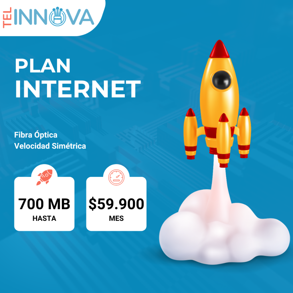 Inicio plan internet hasta 700 mb